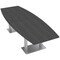 Skutchi Designs Boat Shaped 10 Person Conference Room Table, 46" W, 10 ft L, 29" H, Asian Night HAR-BOT-46X119-DOU-ASIANNIGHT - alternate 1